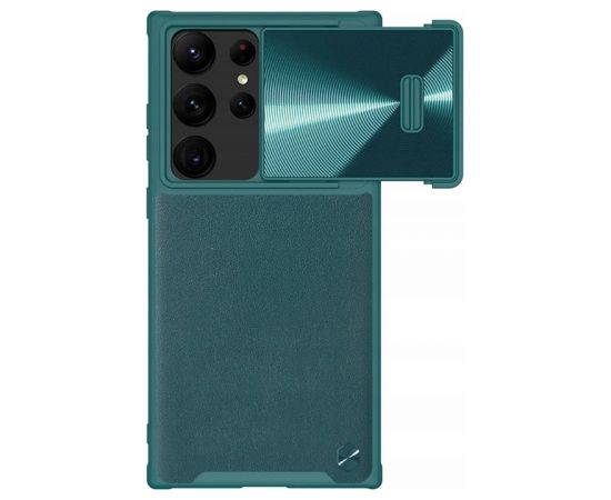 Nillkin CamShield Leather S case for Samsung Galaxy S23 Ultra (Exuberant Green)
