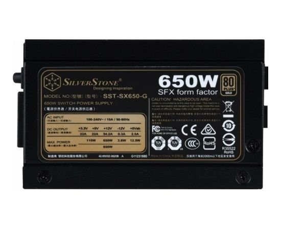 SilverStone SST-SX650-G V1.1 650W, PC power supply