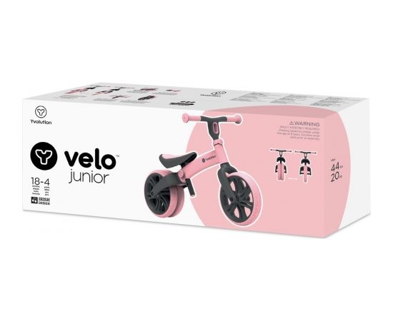 Yvolution Rowerek VELO JUNIOR różowy Bērnu velosipēdi