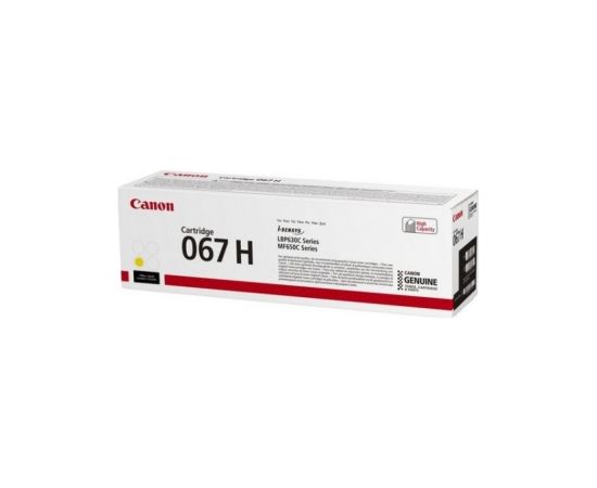 Canon 067H (5103C002) toner cartridge, Yellow (2350 pages)