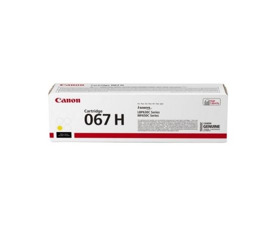 Тонер-картридж Canon 067H (5103C002), жёлтый (2350 страниц)