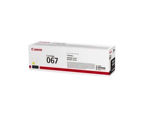 Canon 067 (5099C002) toner cartridge, Yellow (1250 pages)