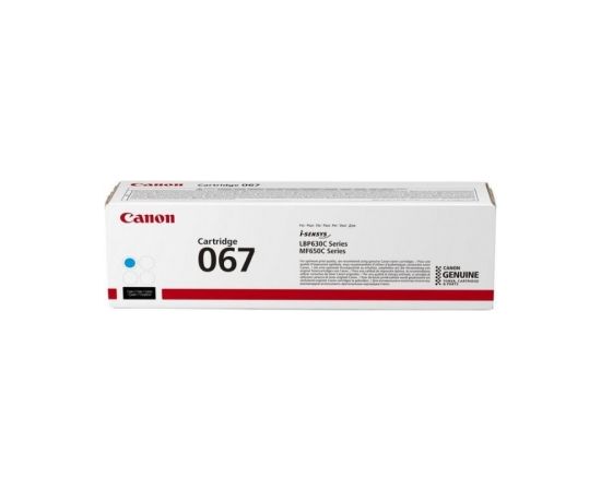 Canon 067 (5101C002) toner cartridge, Cyan (1250 pages)