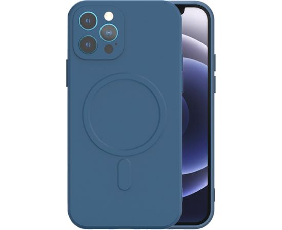 Mocco MagSilicone Soft Back Case Силиконовый чехол для Apple iPhone 14 Plus Синий
