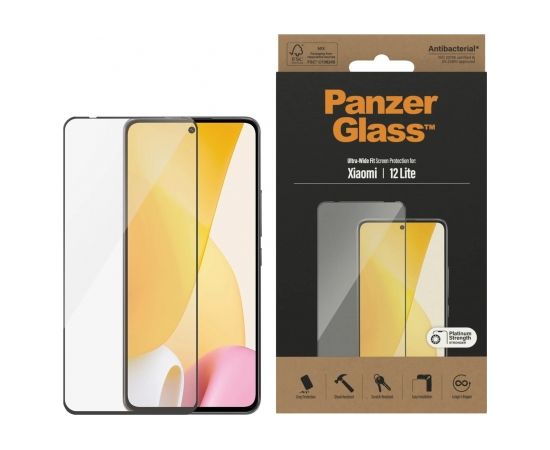 PanzerGlass Screen protector, Xiaomi,  12 Lite, Case friendly