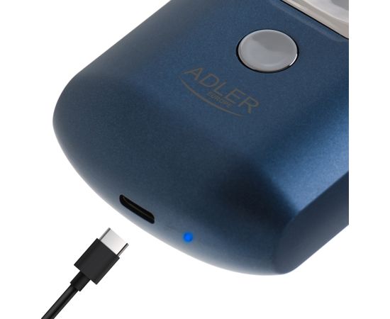 Adler Travel Shaver AD 2937 Operating time (max) 35 min, Lithium Ion, Blue