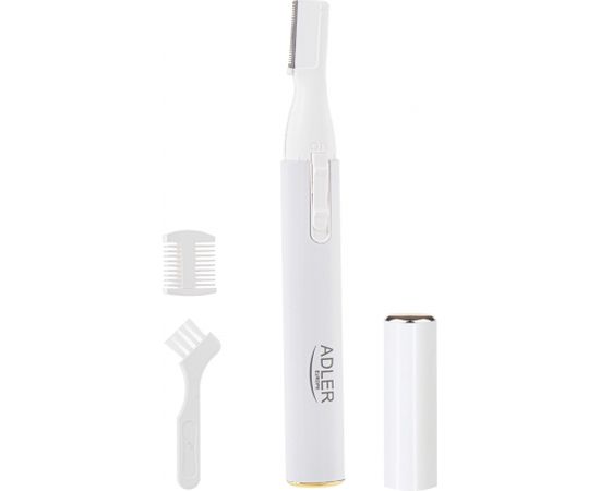 Adler Eyebrow Trimmer AD 2934w Pearl White, Cordless