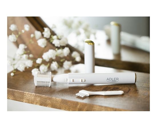 Adler Eyebrow Trimmer AD 2934w Pearl White, Cordless