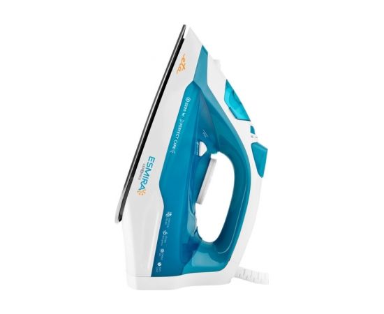 ETA Iron Esmira ETA027390000 Steam Iron, 2200 W, Water tank capacity 380 ml, Continuous steam 40 g/min, Turquoise