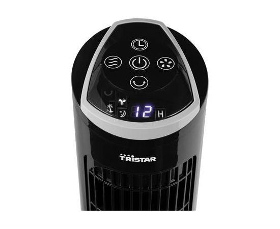 Tristar VE-5865 ventilators ar 3 ātrumiem , 40 W, diametrs 24 cm, Black