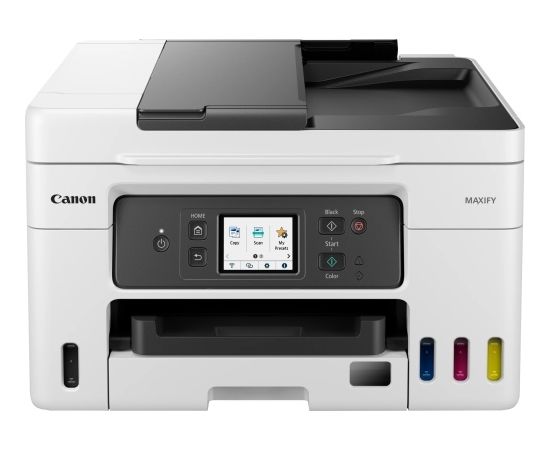 Canon MAXIFY GX4050, МФУ, цветной струйный принтер, перезаправляемый, формат A4, 350 листов, 33,6 Кбит/с, USB 2.0, локальная сеть Wi-Fi