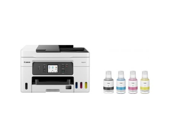 Canon MAXIFY GX4050, MFP colour Inkjet Printer refillable A4 350 sheets 33.6 Kbps USB 2.0 LAN Wi-Fi