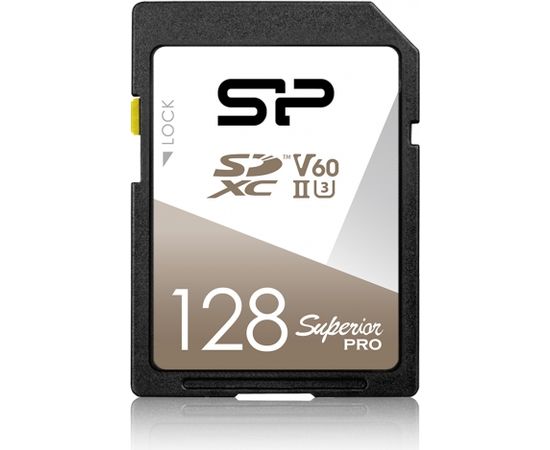 Silicon Power карта памяти SDXC 128GB Superior Pro UHS-II