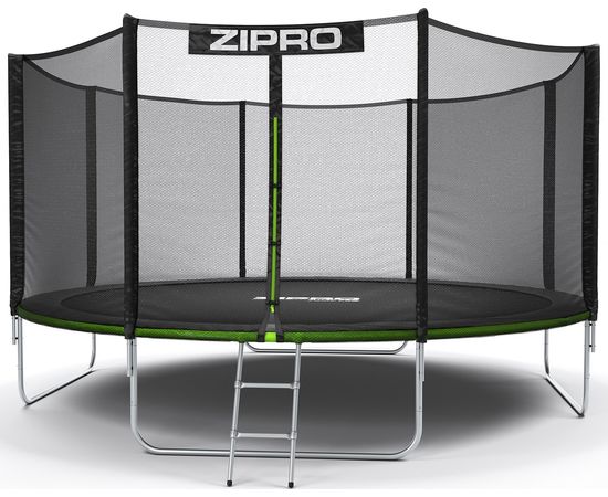 Zipro Jump Pro 14FT 435cm Batuts ar ārējo tīklu un kāpnēm