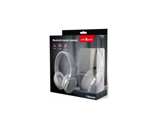 Austiņas Gembird Bluetooth stereo headset Silver