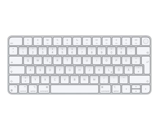DE layout - Apple Magic Keyboard with Touch ID, keyboard (silver/white, for Mac with Apple chip)