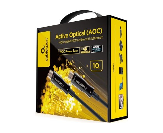 Gembird CCBP-HDMI-AOC-10M-02 Active Optical (AOC) High speed HDMI cable with Ethernet "AOC Premium Series", 10m