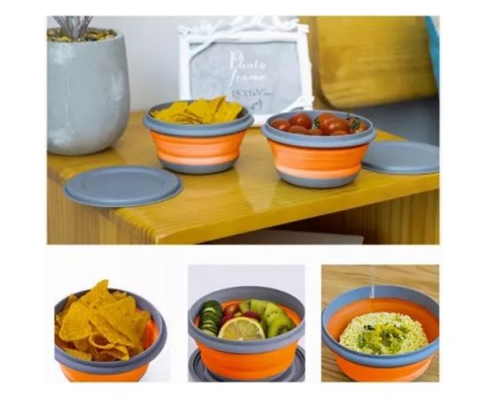 Saliekamo silikona bļodu komplekts 20781 Galda Trauki Bērniem