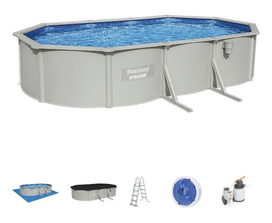Bestway Hydrium peldbaseins, 610 x 360 x 120 cm