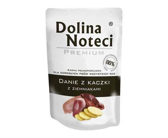 Dolina Noteci DOLINA NOTECI PIES 300g DANIE KACZKA Z ZIEMNIAKAMI, saszetka dla ras małych