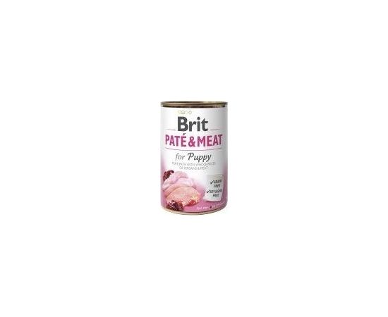 Brit Brit Pate & Meat Dog Puppy puszka 400g