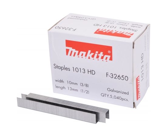 Skavas Makita F-32650; 10x13 mm; 5040 gab.; rūdītas