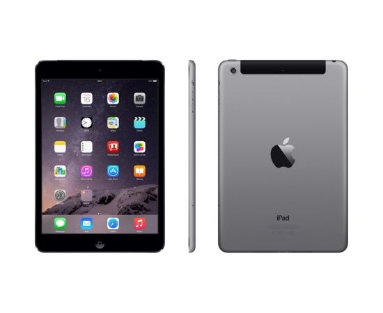 Apple iPad Mini 2 16GB WiFi + Cellular Space Gray (lietots, stāvoklis C)