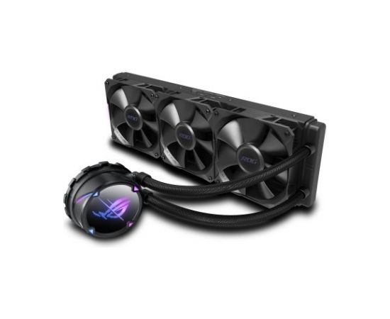 ASUS ROG STRIX LC II 360 Processor Liquid сooling kit 12 cm Black 1 pc(s) Охлаждение процессора