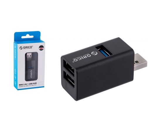 ORICO MINI HUB USB-A 3.1, 5GBPS, 3X USB-A, ALU