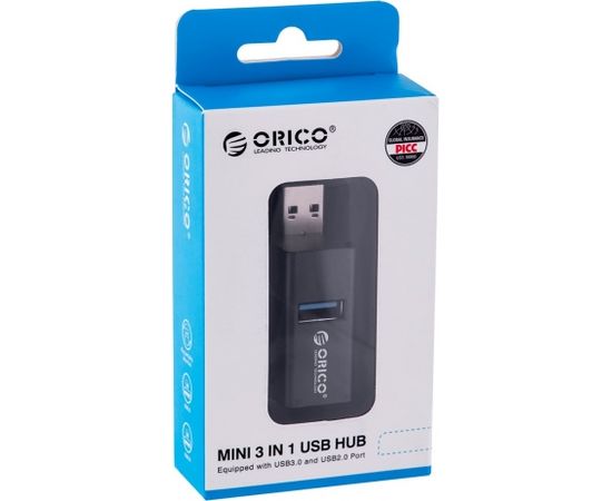 ORICO MINI HUB USB-A 3.1, 5GBPS, 3X USB-A, ALU