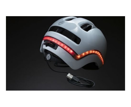 Nutcase Vio Blanco Gloss Mips viegla veloķivere, 59-62 cm Velo ķiveres