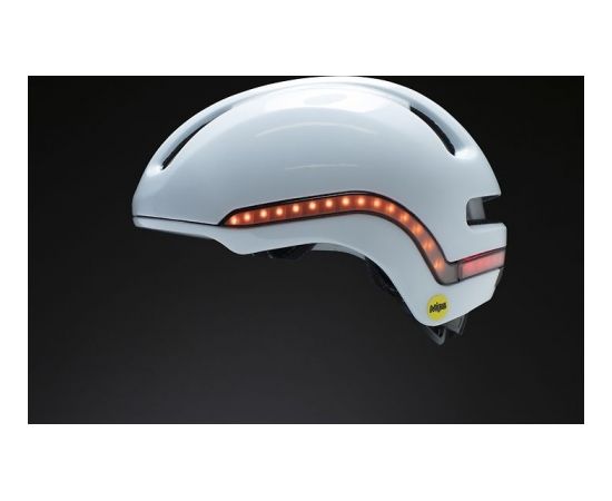 Nutcase Vio Blanco Gloss Mips viegla veloķivere, 59-62 cm Velo ķiveres