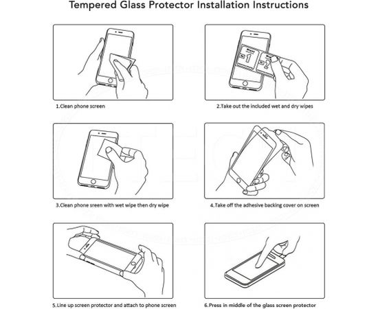 Fusion Accessories Reals Glass aizsargstikls mobilajam telefonam Apple iPhone 12 / 12 Pro
