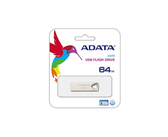 ADATA UV210 64 GB, USB 2.0, Silver