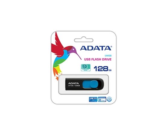 ADATA UV128 128 GB, USB 3.0, Black/Blue