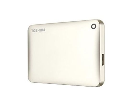 Toshiba Canvio Connect II 2000 GB, 2.5 ", USB 3.0, Gold, 10 GB Cloud Storage (Pogoplug)