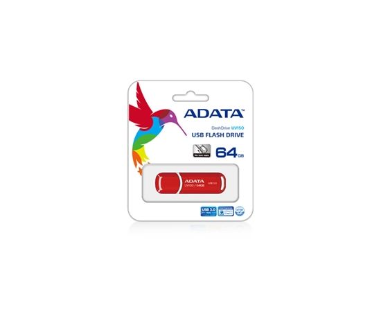 ADATA UV150 64 GB, USB 3.0, Red