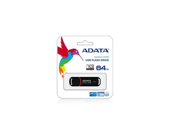 ADATA UV150 64 GB, USB 3.0, Black