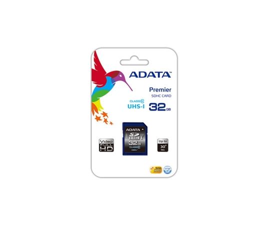 ADATA Premier 32 GB, SDHC, Flash memory class 10, No