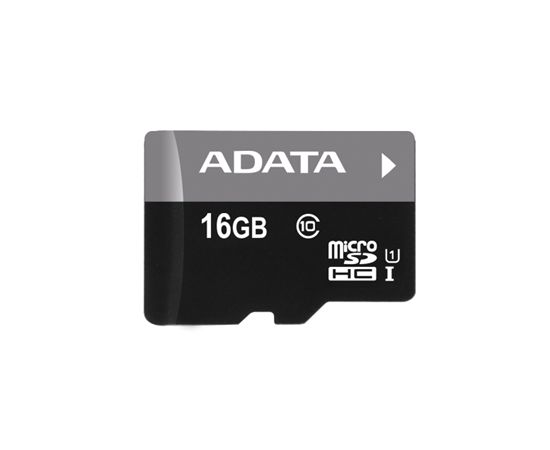 ADATA Premier UHS-I 16 GB, MicroSDHC, Flash memory class 10, SD adapter