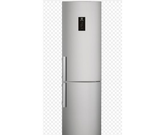 ELECTROLUX EN3790MOX ledusskapis ar saldētavu apakšā, 201 cm, nerūs. tēr