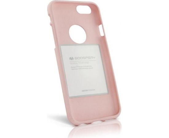 Mercury Soft feeling Super Plāns TPU Matētas virsmas aizmugures maks-apvalks priekš Samsung G965F Galaxy S9 Plus Smilšu rozā