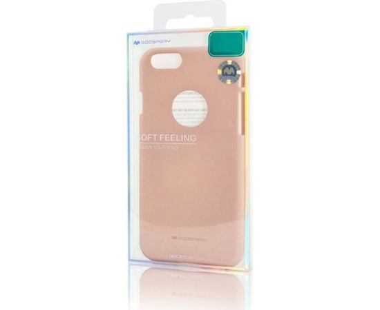 Mercury Soft feeling Super Plāns TPU Matētas virsmas aizmugures maks-apvalks priekš Samsung G965F Galaxy S9 Plus Smilšu rozā