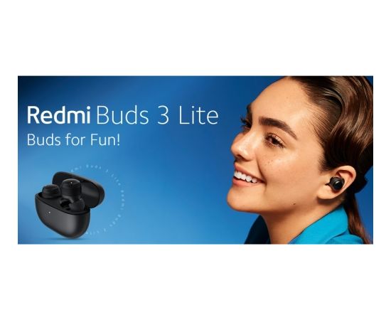 Xiaomi Redmi Buds 3 Lite Stereo 5.2 BT Bezvadu TWS Hi-Fi Austiņas ar HD Mik. / Uzlādes Maku Bluetooth iekārtas