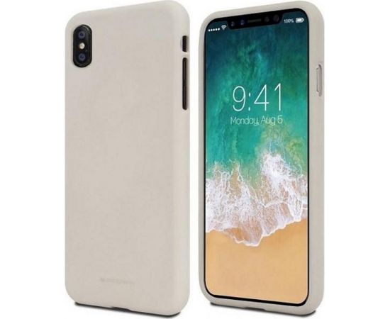 Mercury Soft feeling Super Plāns TPU Matētas virsmas aizmugures maks-apvalks priekš Apple iPhone 11 Pro Max (6.5") Bēšs