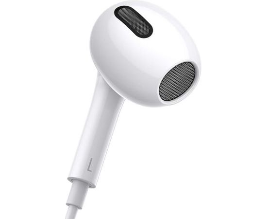 Baseus Earphone Encok H17 in-ear wired earphone with 3.5mm jack wired headphones White (NGCR020002)