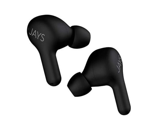 Jays T-Seven Earphone Bluetooth, BT 5.0, Active Noise Cancelling, TWS, Black EU