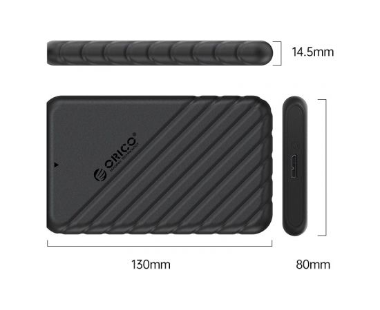 ORICO 2.5" HDD/SSD ENCLOSURE, 2.5" USB 3.0 micro-B