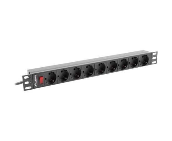 LANBERG RACK POWER STRIP 19" PDU 1U 9X SHUKO