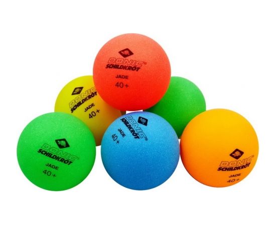 Table tennis balls DONIC P40+ Colour Popps Poly 6pcs